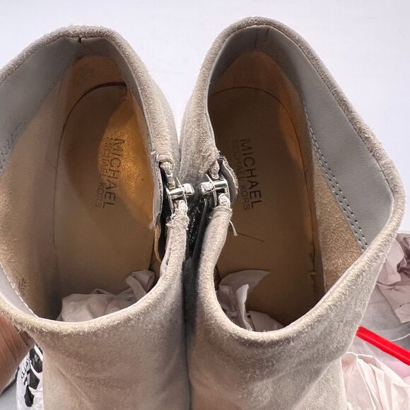 Michael Kors suede Paloma booties gray size 5.5 - Picture 9 of 10